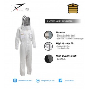 Xectra Ventilated Bee Suit Triple Layer Mesh Fabric 